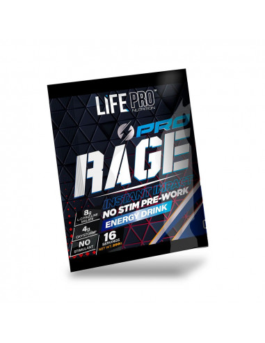 Life Pr Rage Pro 18g Caffeine Free Sample