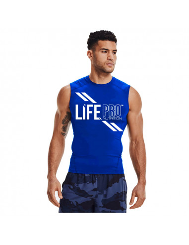 Life Pro Blue Sleeveless T-Shirt