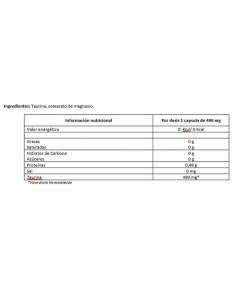 LIFE PRO TAURINE 100 CAPS. 2